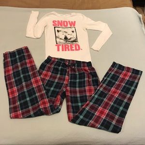 Abercrombie Kids pajama set.